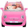 Veículo e Boneca - Barbie - Fiat 500 - Carro Conversível - Rosa - Mattel