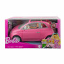 Veículo e Boneca - Barbie - Fiat 500 - Carro Conversível - Rosa - Mattel